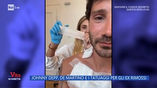 La Vita in diretta. De Martino "cancella" Belen, via il tatuaggio - RaiPlay